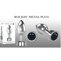 Rockin' Metal Vibrating Butt Plug