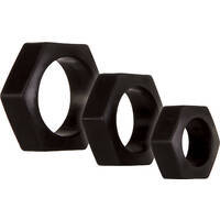 Lug Nuts Cock Rings Set x3