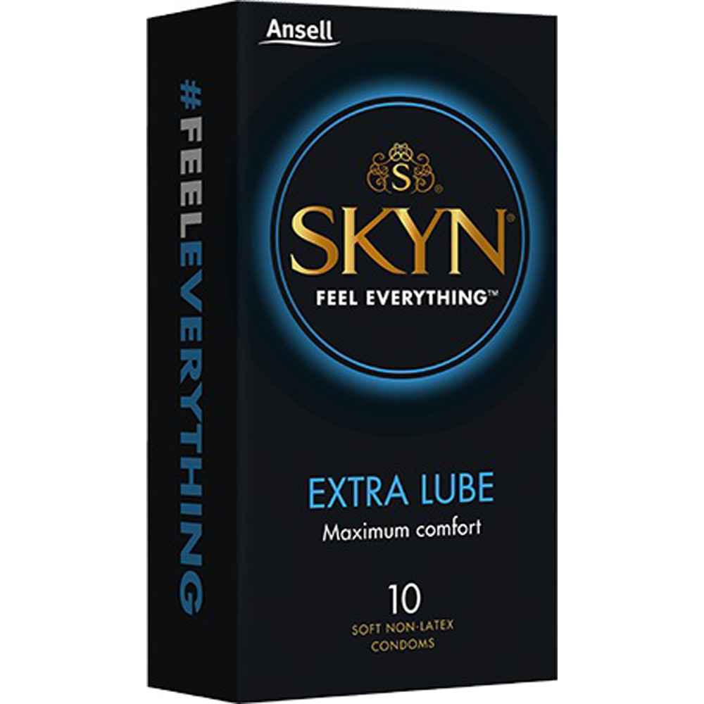 Ansell Skyn Non Latex Extra Lubricated Condoms X10 From
