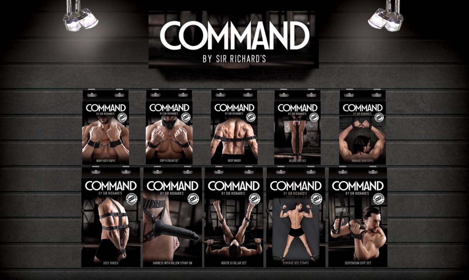 Buy COMMAND premium Bondage gear online in Australia