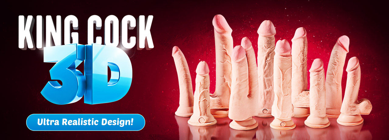 Buy King Cock 3D anal dildos online In australia