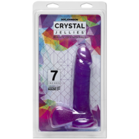 7" Realistic Translucent Cock + Balls