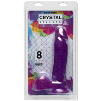 8" Realistic Translucent Cock + Balls