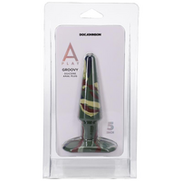 A-Play Groovy Silicone Anal Plug 5" Camouflage A-Play Groovy Silicone Anal Plug 5" Camouflage