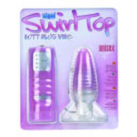 Small Swirl Top Butt Plug