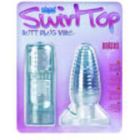 Small Swirl Top Butt Plug