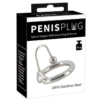 Penisplug Sperm Stopper With Glans Ring