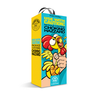 Pleasure Package Use With Caution Tight Textured Stroker W/Storage Bag