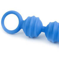 Silicone Ridged Anal Beads