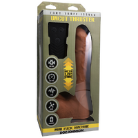 8.5" Uncut Thrusting Cock + Balls 8.5" Uncut Thrusting Cock + Balls