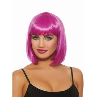 Dreamgirl Mid Length Bob Wig Magenta