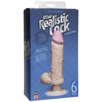 6" Dual Density Vibrating Cock 6" Dual Density Vibrating Cock