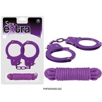 Sex Extra Metal Cuffs & Love Rope