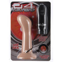 E4 Curve Head Vibrating Butt Plug