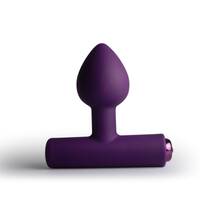 Nova Solaris Tapered Butt Plug Vibrator Purple