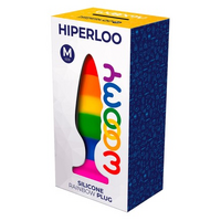 Wooomy Hiperloo Silicone Rainbow Plug M
