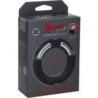 50Mm Metal + Silicone Cock Ring