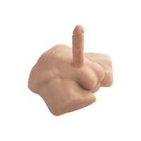 Half Torso + Dildo Liquid Silicone Model 7" Flesh Half Torso + Dildo Liquid Silicone Model 7" Flesh