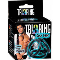 Tri 3 Ring Cock & Balls Ring Tri 3 Ring Cock & Balls Ring