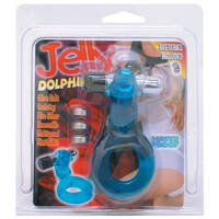 Jelly Dolphin Vibrating Cock Ring