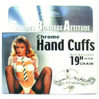 Metal Handcuffs + Chain Metal Handcuffs + Chain