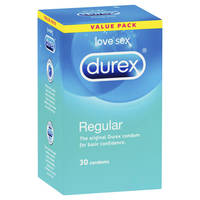 56Mm Regular Condoms X10