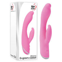 Adam & Eve G-Gasm Rabbit Pink 20.3 cm (8'') Rabbit Vibrator