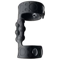 Magic Beaded Cock Ring and Adjustable Ball Straps-Black
