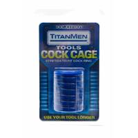 TitanMen Tools - Cock Cage Blue TitanMen Tools - Cock Cage Blue