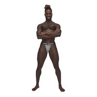 Male Power Sexagon Strappy Ring Jock S/M Male Power Sexagon Strappy Ring Jock S/M