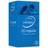 54Mm Lifestyles Condoms X20