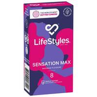 Lifestyles Sensation Max 8Pk Lifestyles Sensation Max 8Pk