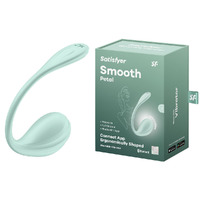 Satisfyer Smooth Petal Mint Mint Usb Rechargeable Wearable Stimulator With App Control