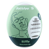 Riffle Textured Egg Stroker Riffle Textured Egg Stroker