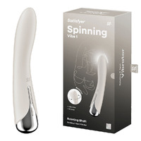 Satisfyer Spinning Vibe 1   17.8cm Usb Rechargeable Rotating Vibrator