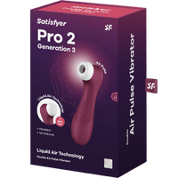 Satisfyer Pro 2g3 Liquid Vibration Wine Satisfyer Pro 2g3 Liquid Vibration Wine