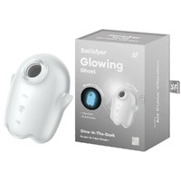 Satisfyer Glowing Ghost  Glow In Dark  Usb Rechargeable Air Pulse Stimulator