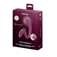 Satisfyer G for Goddess 3 wine red
