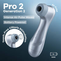 Satisfyer Pro 2 - Blue - Battery Series Blue Touch-Free Clitoral Stimulator
