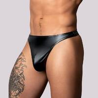 Male Power Liquid Onyx 2.0 Wet Look Thong S/M