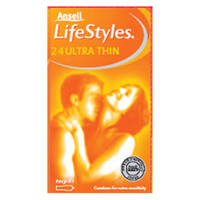 53Mm Lifestyles Thin Condoms X24