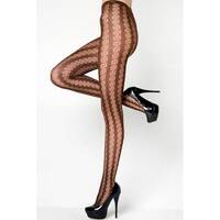 Stella Elyse Coiled Lines Fishnet Tights OS