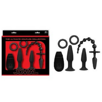 Jovial 5Pce Anal Kit With Vibrating Butt Plug****