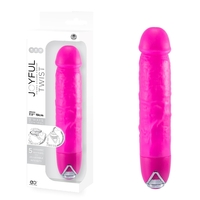 Joyful Twist Silicone Vibrator 7'