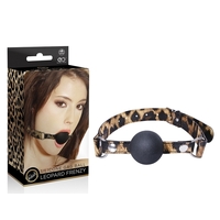 Leopard Frenzy Silicone Ball Gag