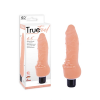 True Feel Realistic Vibrator 6.5" Flesh