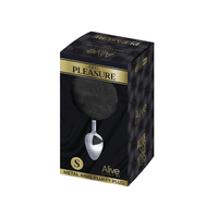 Alive Metal Fluffy Plug Black- S