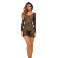 Crochet Seduction Dress OS