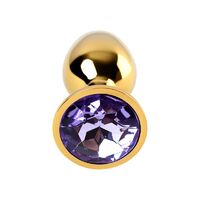 Amethyst Crystal Metal Butt Plug Amethyst Crystal Metal Butt Plug