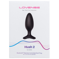 1.75" Hush 2 Vibrating Butt Plug 1.75" Hush 2 Vibrating Butt Plug